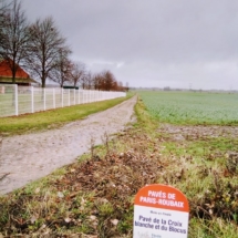 Entrée des pavés du Paris-Roubaix IMG_20181209_112103